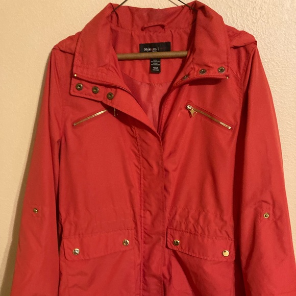 Style & co. rain resistant jacket - Picture 1 of 5